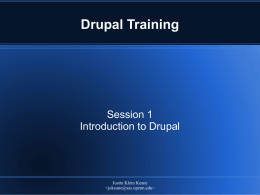 drupal-training
