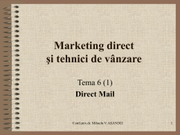 MD 6- Direct mail