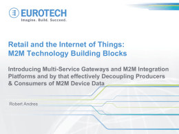 Retail and the Internet of Things: M2M Technology