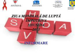 Informare HIV 2013