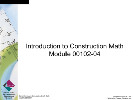 Introduction to Construction Math 00102-04