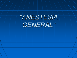 anestesia general - Tele Medicina de Tampico