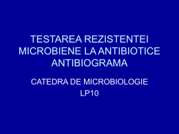 lp 10 – microbio – Antibiograma i