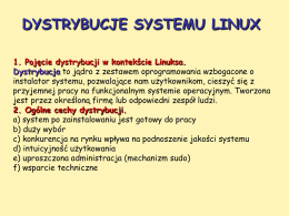 Systemy - Dystrybucje Linuxa