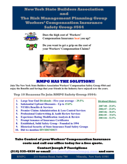 RMPG Safety Group #564 Flyer - Queens & Bronx Building