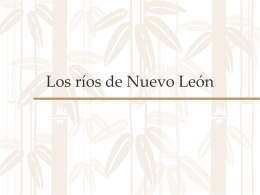 Los ríos de Nuevo León