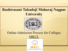 MKCL - RTMNU Digital University