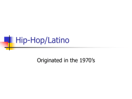 Hip-Hop/Latino