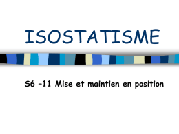 ISOSTATISME - coursenbois