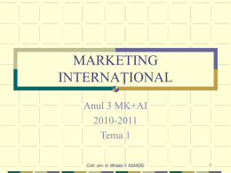 Marketing internaţional