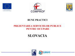 Slovacia- bune practici