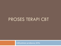 Proses terapi CBT
