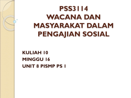 PSS3114 Kuliah 10