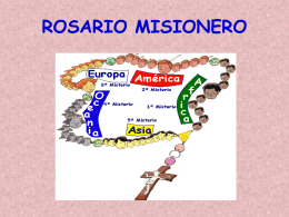 el rosario misionero - PARROQUIA EL VERBO DIVINO – MEDELLÍN