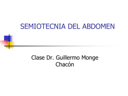 Semiotecnia dl Abdomen-Dr. Monge