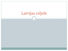 Latvijas reljefs