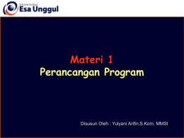 Program Design - Metode Perancangan Program