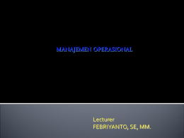 0. Silabi Manajemen Operasional - febriyanto79