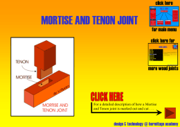 Mortise n Tenon Joint