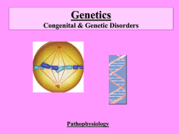 Congenital & Genetic Disorders