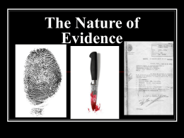 The Nature of Evidence