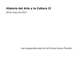 7. Cubismo-Expresionismos 29-5-2014
