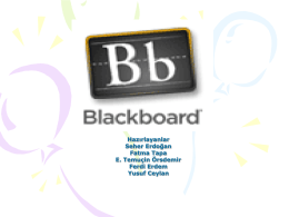 grup3_blackboard - Hacettepe Üniversitesi