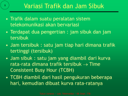2. Variasi Trafik dan Jam Sibuk - SI-35-02