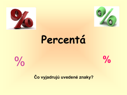Percentá