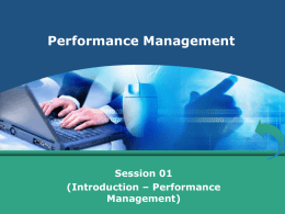 Performance Management
