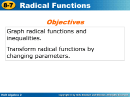 radical function