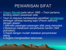 PEWARISAN SIFAT