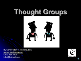 Thought Groups