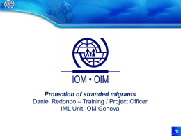 Protection of Stranded Migrants