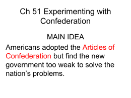 Ch 5_1 Experimenting with Confederation