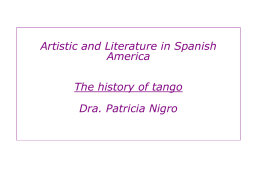 The history of tango - culturespanishamerica