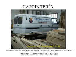 Carpinteria - iesparearques.net