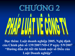 chuong 3. pl ve cong ty. slide