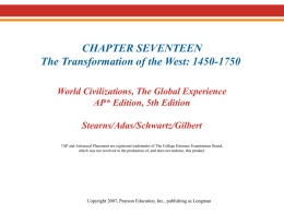 Chapter 17--Transformation of the West
