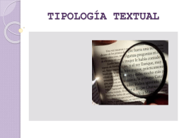 PPT Tipología textual
