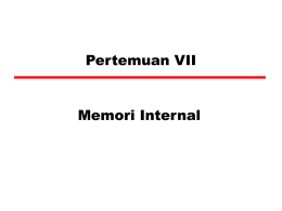 P7_arsitek-Memory Internal