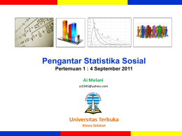 pengantar statistik sosial modul1