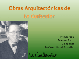 Obras arquitectónicas de Le Corbusier