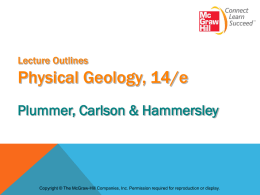 Powerpoint Presentation Physical Geology, 10/e
