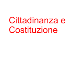 Modulo Cittadinanza e Costituzione