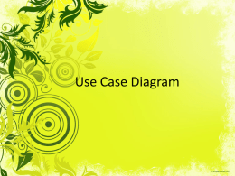 7. Use Case Diagram