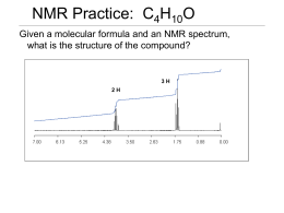 NMR for C4H10O