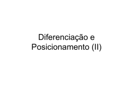 Diferenciação e Posicionamento_II