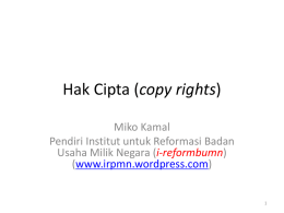 1 hak cipta - WordPress.com