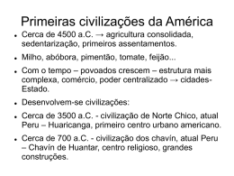 civilizações americanas.